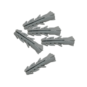 Bucha 8 mm, uma ótima aquisição para quem procura por acessórios para montar móveis, apresentando 6 garras pra melhor fixação.