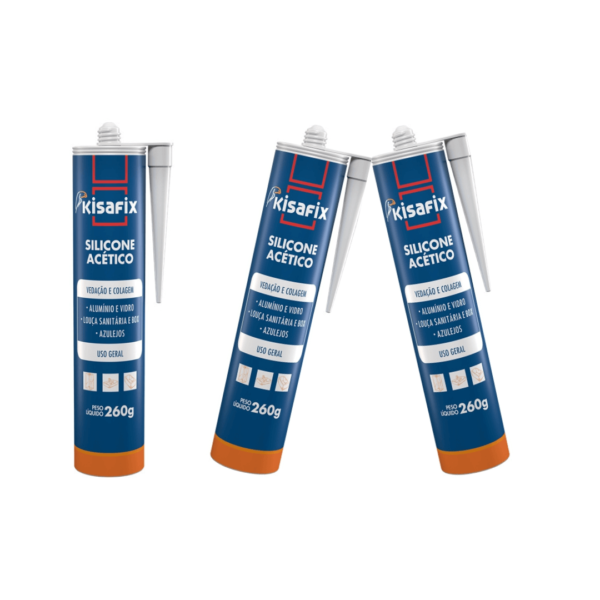 O silicone acrílico incolor é Indicado para vedação e colagem em áreas internas, com aplicações em: madeira, rodapés, guarnições, concreto, dentre outros.