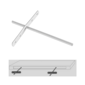O Suporte invisível é ideal para prateleiras decorativas, pois é totalmente invisível após a instalação. Fabricada em aço trazendo resistência ao seu móvel.