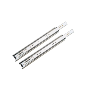 Com esta corrediça telescópica h45 sua gaveta abrirá e fechará com mais suavidade, firmeza (baixa vibração). Modelo 550mm, capacidade de carga 45Kg