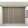Armário Guarda-Roupa Sob medida 100% MDF com 4 Portas de Correr Hematita