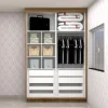 Armário Guarda-Roupa Sob medida 100% MDF com 2 Portas de Correr Opala - Imagem 2