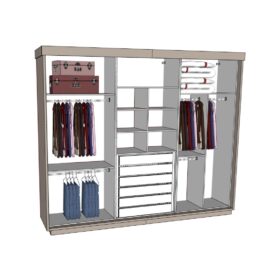 Guarda Roupa Três Portas de Correr GRTPC09