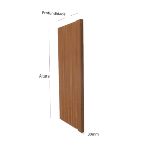 Lateral de MDF 30mm Engrossada Frontal (1500 - 2700mm)