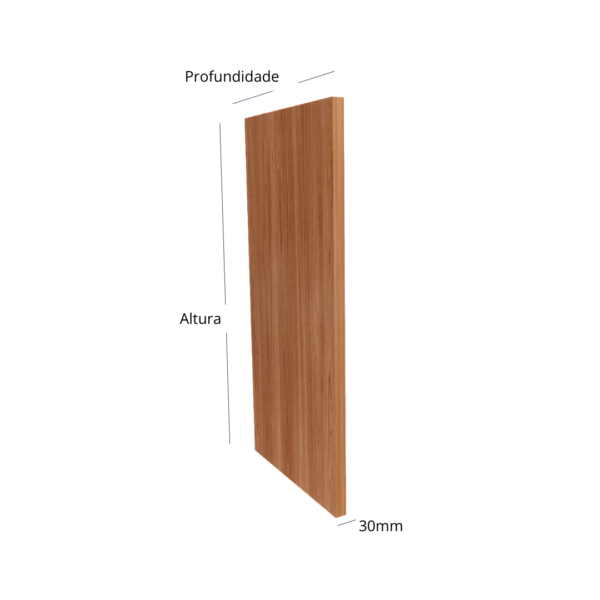 Lateral de MDF 30mm Maciça (200 - 1500mm)