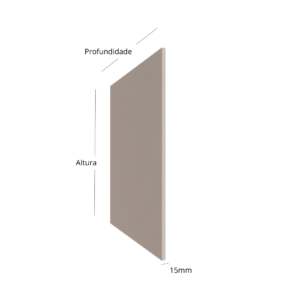 Lateral em MDF 15mm (1500 - 2700mm)